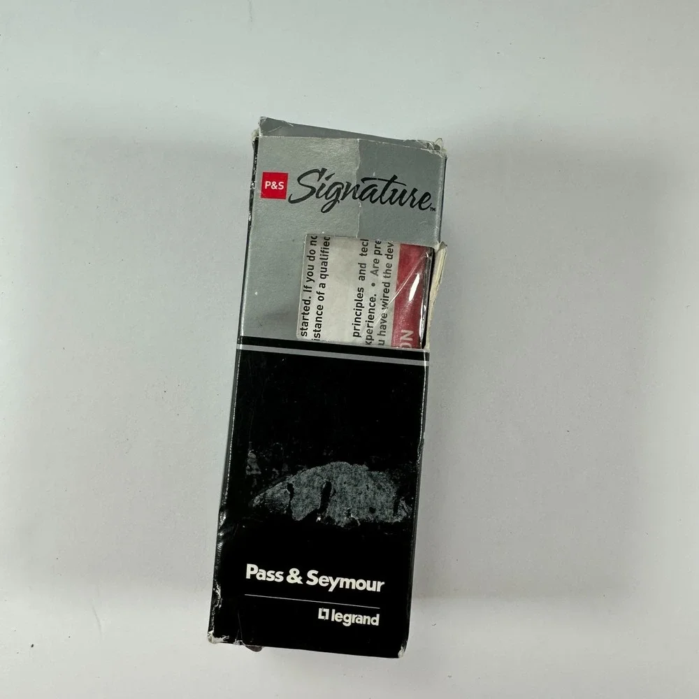 Pass & Seymour Single Pole Switch White 15A 120/277V‎ Made in USA 2006